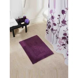 OBSESSIONS Purple Gum Drop Cotton Reversible Quick Dry Bath Mat (Small)-picture-17