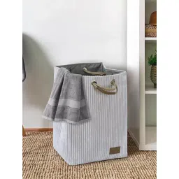 Obsessions Stone Medium Foldable Laundry & Multi Storage Basket-picture-13