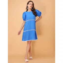 OBSHIVKA Puff SleeveCotton Dress-picture-14