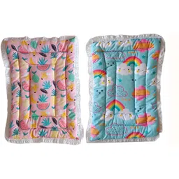 New Born Baby Bed Mattress |Godari | Sleeping Mattress Unique Design set of 2-image-4