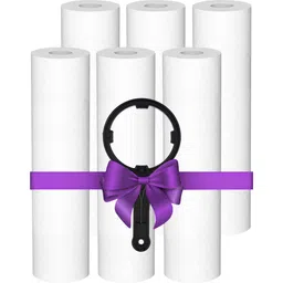 oceandrop 6 pack pp spun Sediment Water Filter for Reverse Osmosis 5 Micron 10" x 2.5 Solid Filter Cartridge-picture-10