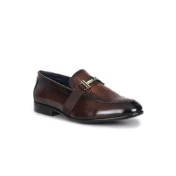 OCIO Men Textured Slip On Loafers-picture-35