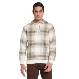 Octave Beige Regular Fit Colour Blocked Sweatshirt-picture-39