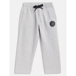 Octave Kids Grey Melange Solid Trackpants-picture-31