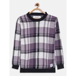 Octave Kids Multicolor Self Design Full Sleeves Sweater-picture-21