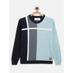Octave Kids Multicolor Self Design Full Sleeves Sweater-picture-22