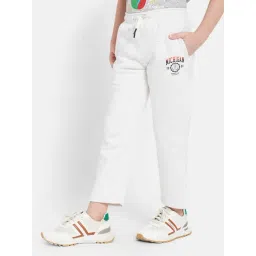 Octave Kids White Solid Trackpants image 4