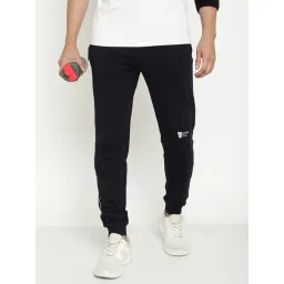 Octave Light Navy Cotton Regular Fit Joggers-picture-36