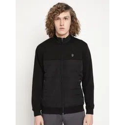 Octave Men Black Colourblocked Sweatshirt-picture-42