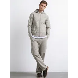 Octave Men Colourblocked Hooded Sweatshirt-picture-23