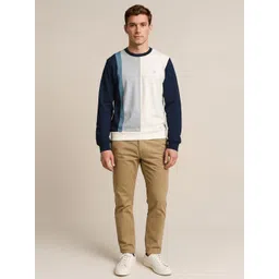 Octave Men Colourblocked Sweatshirt-picture-31