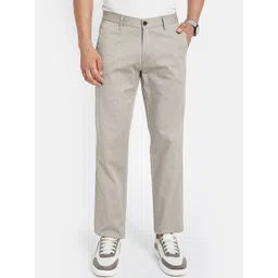 Octave Men Cotton Regular Fit Chinos Trouser-image-4
