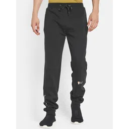 Octave Men Olive Green Solid Cotton Joggers-picture-15