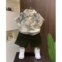 ocvito Boys Printed Shirt & Shorts Set-picture-50