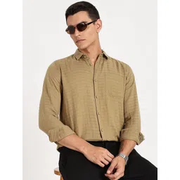 ODCC Horizontal Striped Long Sleeves Cotton Shirt-picture-15