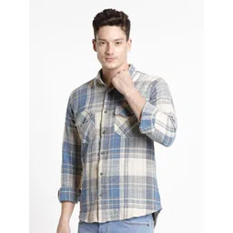 ODCC Men Original Tartan Checks Casual Shirt-picture-11