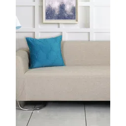 Ode & Cleo Set of 3 Blue Pure Cotton Square Cushion Cover-picture-21