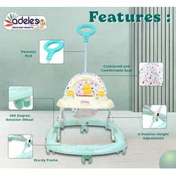 odelee Musical Activity Walker With Parent Rod-picture-15