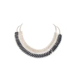 Odette Golden Metal Western Choker Neckpiece for Women-picture-24