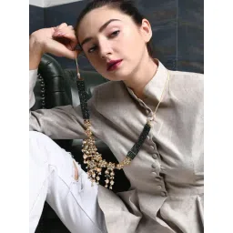 Odette Green Beauty Necklace & Earring Set-picture-34