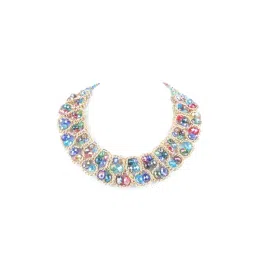 Odette Multicolor Beaded Western Choker Neckpiece for Women-picture-47