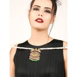 Odette Pink Desirable Necklace & Earring Set-picture-30