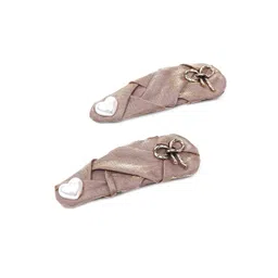 ODETTE Women Beige Embellished Hairband-picture-30