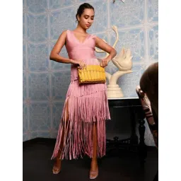 Odette Yellow Solid Cross Body Bag-picture-36