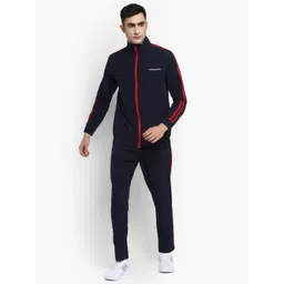 OFF LIMITS Men Navy Blue & Red Solid Tracksuit-picture-37
