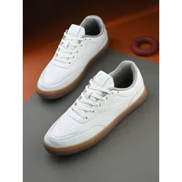 OFF LIMITS Men Solid Lace Up Sneakers image 1