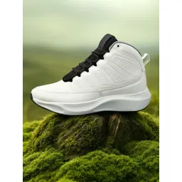 OFF LIMITS Men's GRIFFITH Off White & Black Basketball Shoes-picture-13