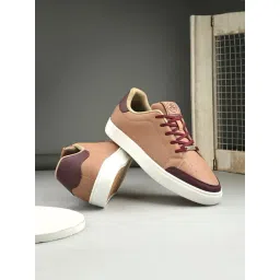 OFF LIMITS Men's SKYLINE Mocha Mousse & Wine Sneakers-picture-10
