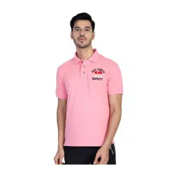 OFF LIMITS Pink Short Sleeves Polo T-Shirt-picture-32