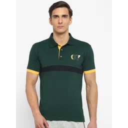OFF LIMITS Striped Polo Collar Rapid-Dry & Anti Microbial Cotton Sports T-shirt-picture-18