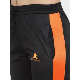 OFF LIMITS Women Black & Orange Colourblocked Tracksuits image 4