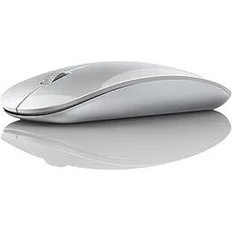 Offbeat - Atom Dual Bluetooth 5.1+5.1 & 2.4Ghz Wireless, Type-C Rechargeable Silent Click Mouse, Triple Device connectivity Windows, Mac, iOS, Android (Silver)-picture-14