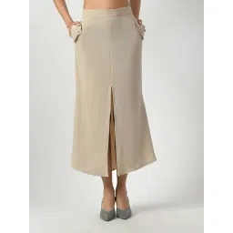 Office & You Beige Maxi Skirt-picture-26