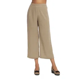 Office & You Beige Mid Rise Palazzos-picture-10