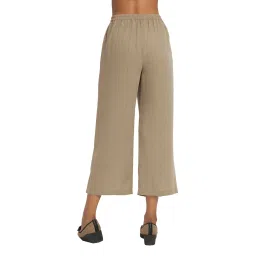 Office & You Beige Mid Rise Palazzos image 2