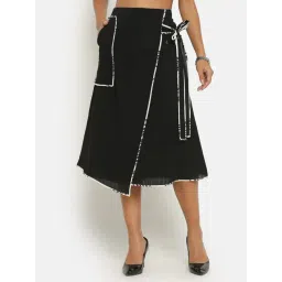 Office & You Black A-Line Skirt-picture-16