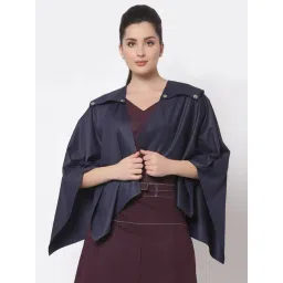 Office & You Blue Bell Sleeves Cape-picture-48