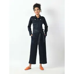 Office & You Navy Plain Jumpsuit-picture-38