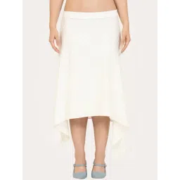 Office & You White Striped A-Line Skirts-picture-27