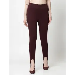 Office & You Wine Slim Fit Mid Rise Pants-picture-32
