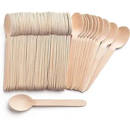 Disposable Bamboo Table Spoon Set-image-13