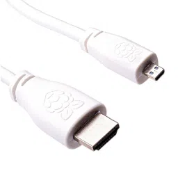 Official Raspberry Pi Micro HDMI to Standard HDMI (A/M) Cable- 2m, White-image-20