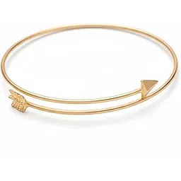 officially gorgeous BY EVERSTYLISH Double Layer Open Cuff Bracelet for Women | Everyday Wear Fashion Jewelry | Trendy Chunky Wristwear | Stylish Adjustable Bangle for Girls-picture-34