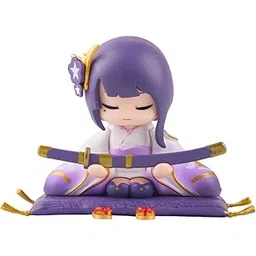 Offo Genshin Impact 'God of Thunder' Action Figure – Premium Chibi Game Collectible for Car Dashboard, Study Desk & Home Decor for Gamers, Kids, Collectors & Genshin Fans-picture-25