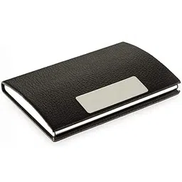 OFIXO Credit Card Holder Protector Stainless Steel Credit Card Wallet Slim Metal Credit Card Case for Women or Men (Black Visiting)-picture-41