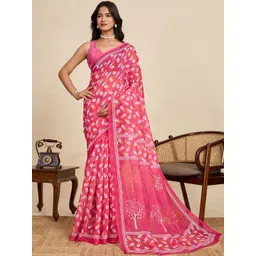 OFLINE SELECTION Ethnic Motifs Printed Saree-picture-17
